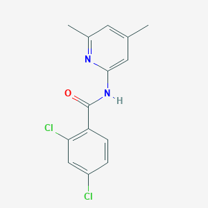 2,4-dichloro-N-(4,6-dimethyl-2-pyridinyl)benzamide