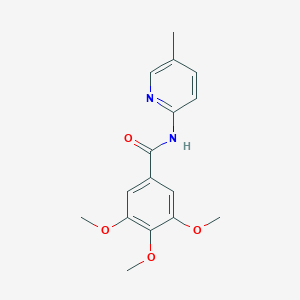 B505837 3,4,5-trimethoxy-N-(5-methylpyridin-2-yl)benzamide CAS No. 349124-52-3