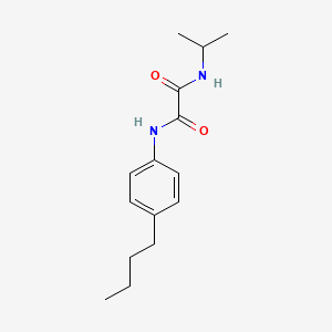 molecular formula C15H22N2O2 B5058422 N-(4-butylphenyl)-N'-isopropylethanediamide 