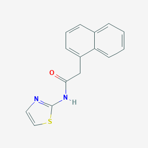 molecular formula C15H12N2OS B505847 2-(naphthalen-1-yl)-N-(1,3-thiazol-2-yl)acetamide 
