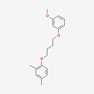 molecular formula C19H24O3 B5058663 1-[4-(3-methoxyphenoxy)butoxy]-2,4-dimethylbenzene 