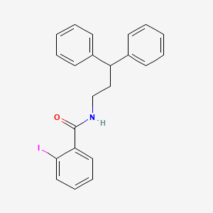 molecular formula C22H20INO B5058785 N-(3,3-diphenylpropyl)-2-iodobenzamide 