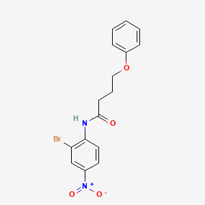 molecular formula C16H15BrN2O4 B5058848 N-(2-bromo-4-nitrophenyl)-4-phenoxybutanamide 