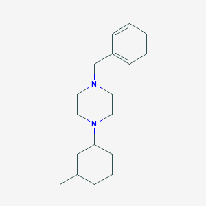 molecular formula C18H28N2 B5059132 1-benzyl-4-(3-methylcyclohexyl)piperazine 