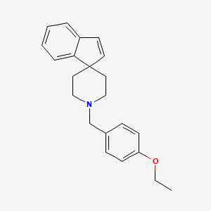 molecular formula C22H25NO B5059189 1'-(4-ethoxybenzyl)spiro[indene-1,4'-piperidine] 