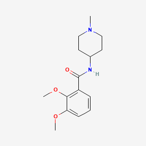 2,3-dimethoxy-N-(1-methyl-4-piperidinyl)benzamide