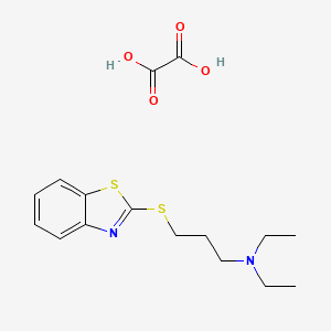 molecular formula C16H22N2O4S2 B5059355 [3-(1,3-benzothiazol-2-ylthio)propyl]diethylamine oxalate 