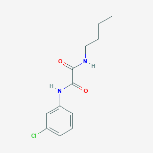 molecular formula C12H15ClN2O2 B5059462 N-butyl-N'-(3-chlorophenyl)ethanediamide 