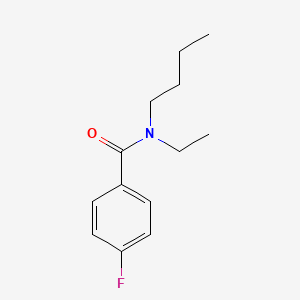 molecular formula C13H18FNO B5059532 N-butyl-N-ethyl-4-fluorobenzamide 