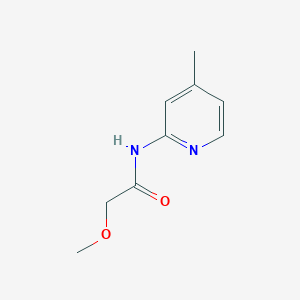 molecular formula C9H12N2O2 B505965 2-methoxy-N-(4-methyl-2-pyridinyl)acetamide 