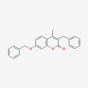 3-benzyl-7-(benzyloxy)-4-methyl-2H-chromen-2-one
