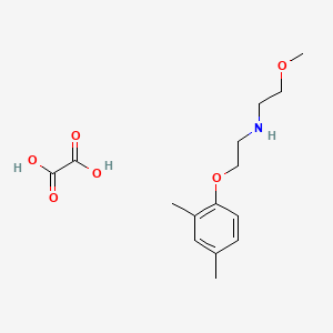 molecular formula C15H23NO6 B5059688 [2-(2,4-dimethylphenoxy)ethyl](2-methoxyethyl)amine oxalate 