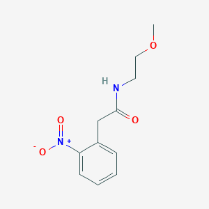 molecular formula C11H14N2O4 B5059712 N-(2-methoxyethyl)-2-(2-nitrophenyl)acetamide 