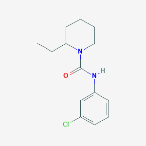 N-(3-chlorophenyl)-2-ethyl-1-piperidinecarboxamide
