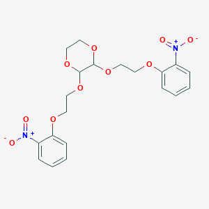 molecular formula C20H22N2O10 B5059876 2,3-bis[2-(2-nitrophenoxy)ethoxy]-1,4-dioxane 