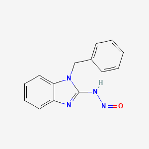 molecular formula C14H12N4O B5059906 1-benzyl-N-nitroso-1H-benzimidazol-2-amine 