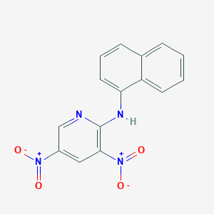molecular formula C15H10N4O4 B5060057 N-1-naphthyl-3,5-dinitro-2-pyridinamine 