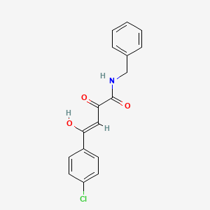 molecular formula C17H14ClNO3 B5060079 N-benzyl-4-(4-chlorophenyl)-2-hydroxy-4-oxo-2-butenamide 