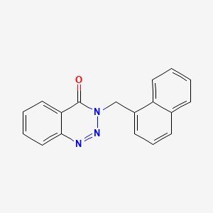 molecular formula C18H13N3O B5060162 3-(1-naphthylmethyl)-1,2,3-benzotriazin-4(3H)-one 