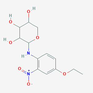 molecular formula C13H18N2O7 B5060167 N-(4-ethoxy-2-nitrophenyl)-beta-D-xylopyranosylamine 