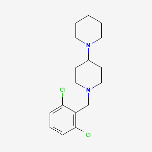 molecular formula C17H24Cl2N2 B5060181 1'-(2,6-dichlorobenzyl)-1,4'-bipiperidine 