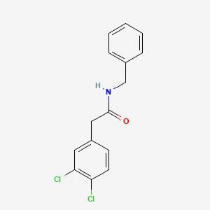 molecular formula C15H13Cl2NO B5060188 N-苄基-2-(3,4-二氯苯基)乙酰胺 