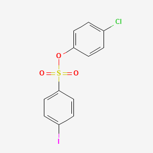 molecular formula C12H8ClIO3S B5060206 4-chlorophenyl 4-iodobenzenesulfonate 