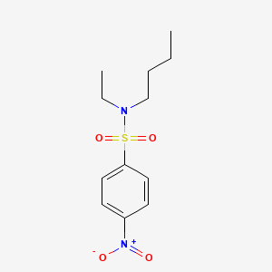 molecular formula C12H18N2O4S B5060220 N-butyl-N-ethyl-4-nitrobenzenesulfonamide 