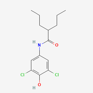 N-(3,5-dichloro-4-hydroxyphenyl)-2-propylpentanamide