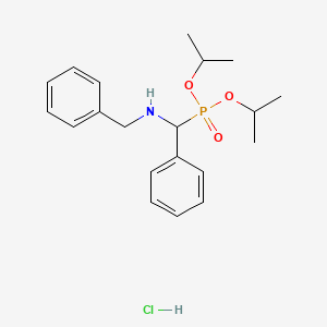 molecular formula C20H29ClNO3P B5060294 diisopropyl [(benzylamino)(phenyl)methyl]phosphonate hydrochloride 