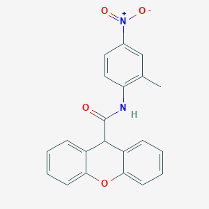molecular formula C21H16N2O4 B5060297 N-(2-methyl-4-nitrophenyl)-9H-xanthene-9-carboxamide 