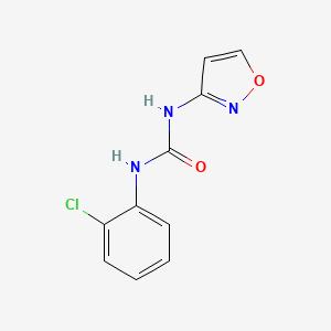 molecular formula C10H8ClN3O2 B5060299 N-(2-chlorophenyl)-N'-3-isoxazolylurea 