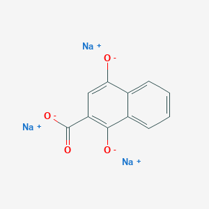 molecular formula C11H5Na3O4 B5060470 trisodium 1,4-dioxido-2-naphthoate 