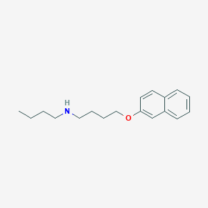 molecular formula C18H25NO B5060486 N-butyl-4-(2-naphthyloxy)-1-butanamine 