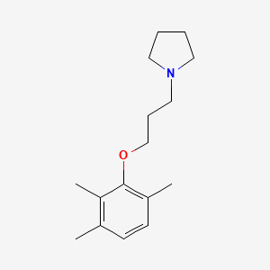 molecular formula C16H25NO B5060574 1-[3-(2,3,6-trimethylphenoxy)propyl]pyrrolidine 