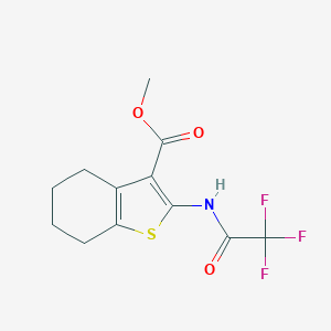 Methyl 2-[(trifluoroacetyl)amino]-4,5,6,7-tetrahydro-1-benzothiophene-3-carboxylate