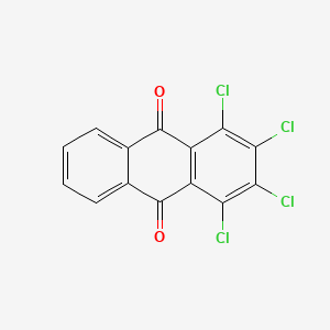 molecular formula C14H4Cl4O2 B5060819 1,2,3,4-tetrachloroanthra-9,10-quinone CAS No. 2841-29-4