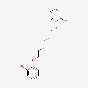 molecular formula C18H20F2O2 B5060835 1,1'-[1,6-hexanediylbis(oxy)]bis(2-fluorobenzene) 