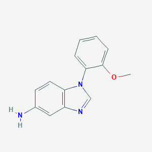 molecular formula C14H13N3O B506086 1-(2-Methoxyphenyl)-1H-benzo[d]imidazol-5-amine CAS No. 380641-63-4