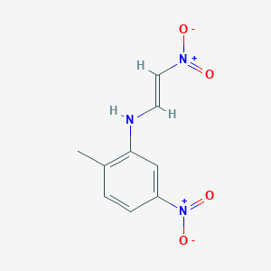 molecular formula C9H9N3O4 B5060904 (2-methyl-5-nitrophenyl)(2-nitrovinyl)amine 