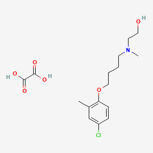 molecular formula C16H24ClNO6 B5060922 2-[[4-(4-chloro-2-methylphenoxy)butyl](methyl)amino]ethanol ethanedioate (salt) 