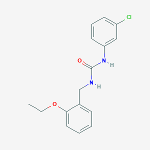 molecular formula C16H17ClN2O2 B5060968 N-(3-chlorophenyl)-N'-(2-ethoxybenzyl)urea 