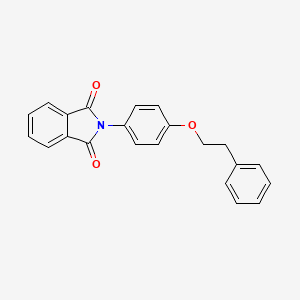 molecular formula C22H17NO3 B5061016 2-[4-(2-phenylethoxy)phenyl]-1H-isoindole-1,3(2H)-dione 