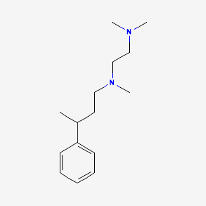 molecular formula C15H26N2 B5061035 N,N,N'-trimethyl-N'-(3-phenylbutyl)-1,2-ethanediamine 