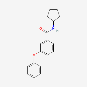 molecular formula C18H19NO2 B5061097 N-cyclopentyl-3-phenoxybenzamide 
