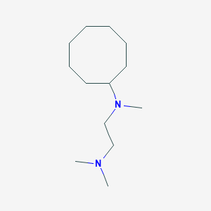 molecular formula C13H28N2 B5061155 N-cyclooctyl-N,N',N'-trimethyl-1,2-ethanediamine 