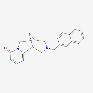 molecular formula C22H22N2O B5061211 11-(2-naphthylmethyl)-7,11-diazatricyclo[7.3.1.0~2,7~]trideca-2,4-dien-6-one 