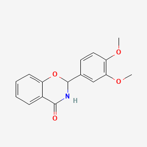 2-(3,4-dimethoxyphenyl)-2,3-dihydro-4H-1,3-benzoxazin-4-one