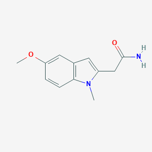 molecular formula C12H14N2O2 B506124 2-(5-Methoxy-1-methylindol-2-yl)acetamide 