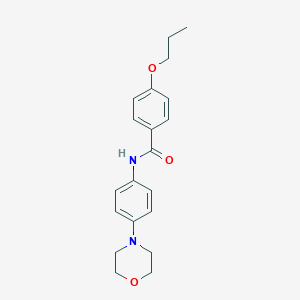 molecular formula C20H24N2O3 B506130 N-(4-morpholin-4-ylphenyl)-4-propoxybenzamide CAS No. 312705-47-8